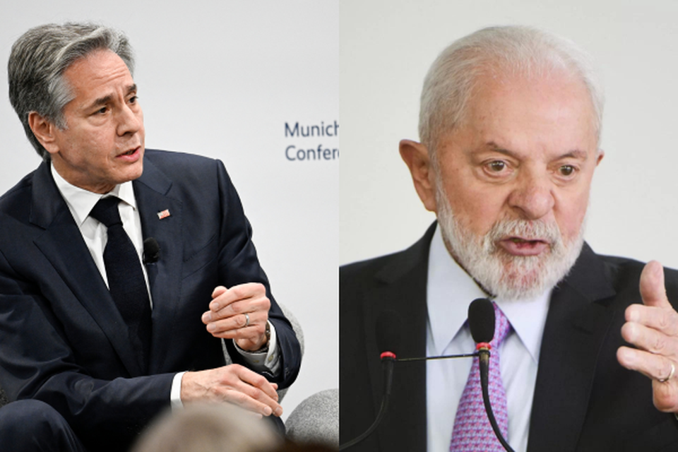 Antony Blinken, secretrio do Estado dos EUA,  judeu (Crdito: THOMAS KIENZLE / POOL / AFP / Hugo Barreto/Metrpoles @hugobarretophoto
)