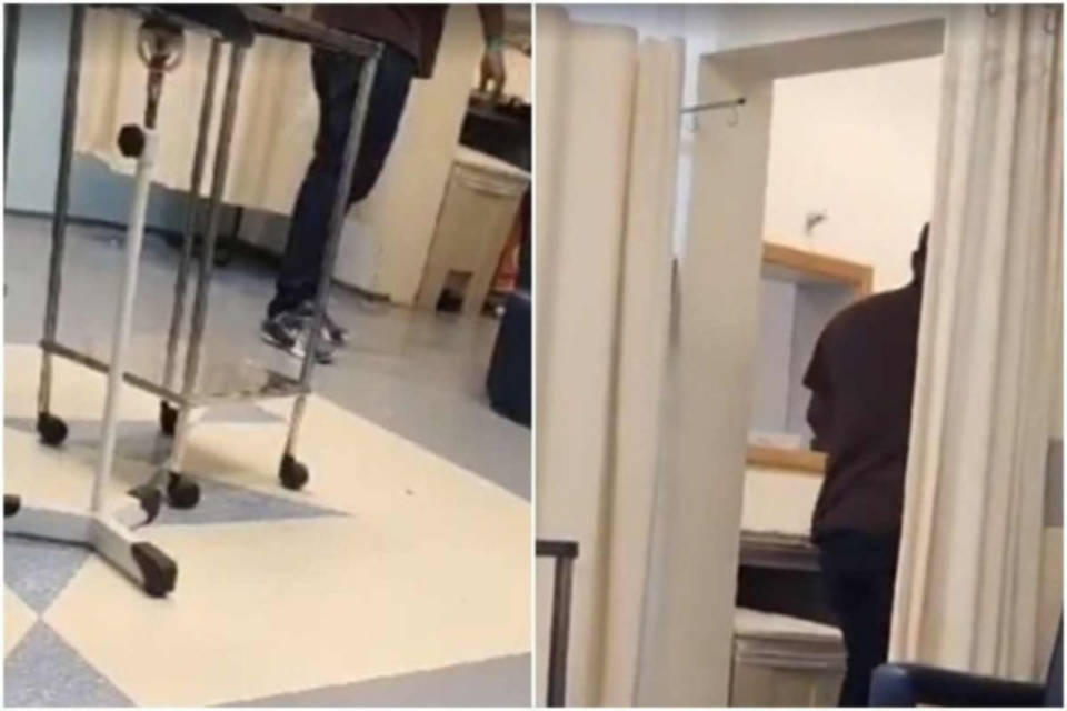 O Hospital Dona Helena informou que atendimento seguia normalmente quando o paciente se alterou e iniciou agresses verbais e fsicas contra profissionais do hospital  (Crdito: Reproduo/Redes sociais)