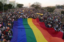 Combate  LGBTfobia: Brasil registra mais 33 mil violaes s em 2024 (foto: Ed Alves/CB/DA.Press)