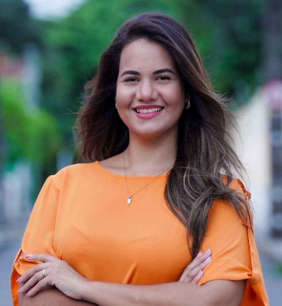 Professor Luprcio (PSD) anunciou Mirella Almeida como sua sucessora na disputa eleitoral pelo Partido Social Democrtico (PSD) (Divulgao)