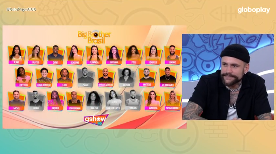 Aps a eliminao de Vinicius, 20 participantes seguem no BBB 24 (Foto: Reproduo/Globoplay)
