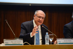 Vice-presidente da Repblica e ministro do Desenvolvimento, Indstria, Comrcio e Servios, Geraldo Alckmin