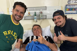 Bolsonaro  internado pela segunda vez com infeco de pele em Manaus (Foto: Reproduo/Instagram)