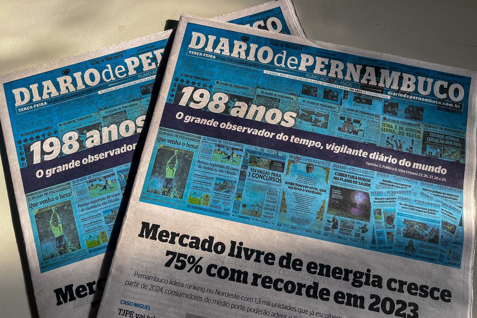 O Diario de Pernambuco est prestes a completar 200 anos  (Foto: Rafael Viera/DP Foto)