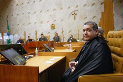 Nunes Marques vota contra habeas corpus para evitar priso de Bolsonaro (foto: Fellipe Sampaio/SCO/STF)
