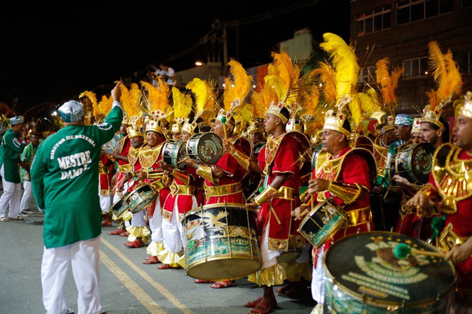 Gigantes do Samba  um dos destaques do Polo das Agremiaes (Leo Motta/ Arquivo PCR)