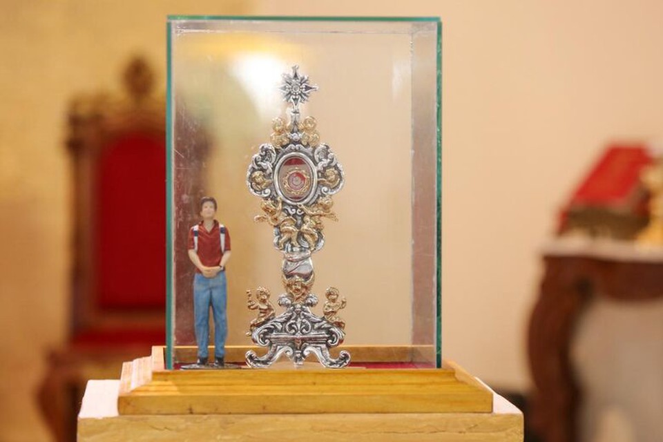 A relquia vai seguir para outras parquias de cidades prximas como Vitria de Santo Anto, mas na prxima quinta-feira (30) as visitas sero retomadas na sede da Obra de Maria (Foto: Cortesia)