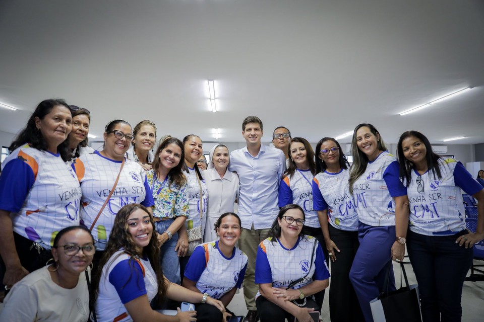 A inaugurao contou com a presena do prefeito Joo Campos  (Foto: Edson Holanda/PCR )