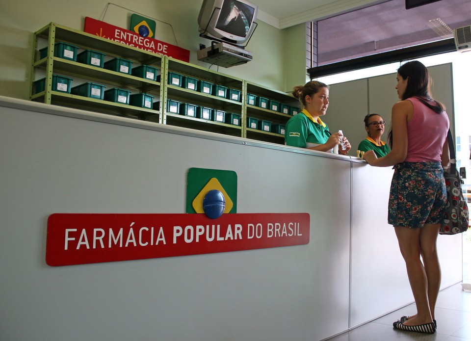 O Farmcia Popular oferta, atualmente, 41 itens entre frmacos, fraldas e absorventes (Foto: Rodrigo Nunes/MS
)