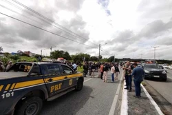 Dois policiais rodoviários federais são mortos a tiros na BR-116, no Ceará (crédito: Divulgação)