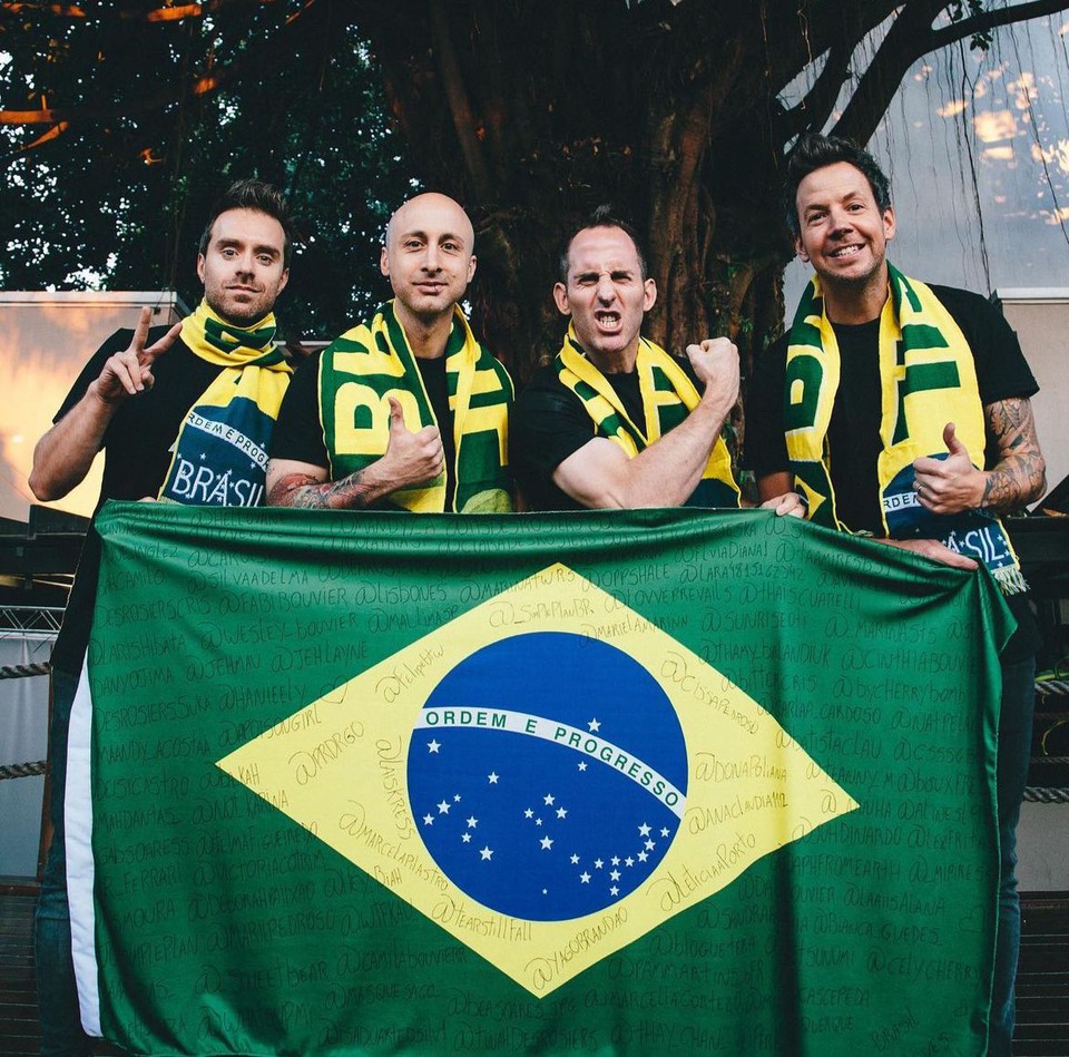 A banda est animada para retornar aos palcos brasileiros aps seis anos
 (Reproduo/Instagram )