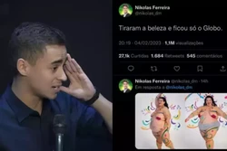 Internet acusa deputado Nikolas Ferreira de gordofobia (DOUGLAS MAGNO / AFP   Reprodução/Redes sociais)