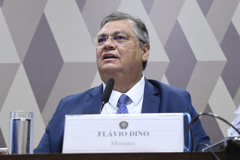 Dino durante sabatina no Senado (Edilson Rodrigues/Agncia Senado)