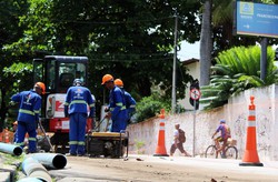 Até o momento, há obras sendo feitas em três ruas do bairro de São José e uma rua do Cabanga