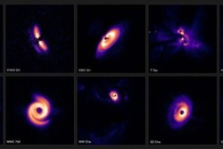 Imagens renem observaes de 86 estrelas em trs diferentes regies da galxia 