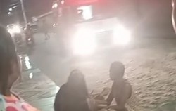 Mascarado atira em ensaio de grupo de carnaval e fere criana e quatro mulheres (Foto: Reproduo/Redes sociais )