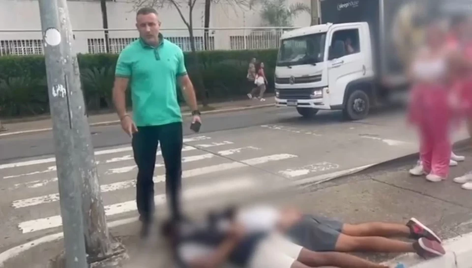 Vdeo foi divulgado nas redes sociais (foto: Divulgao/Delegado Palumbo)