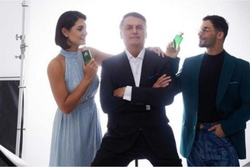 Loja que vende perfume de Bolsonaro  fechada aps golpe, afirma maquiador (Crdito: Reproduo/Instagram/@agustinofficial)