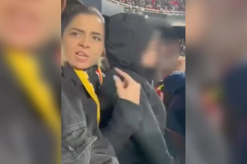 Vdeo foi gravado pela brasileira Anna Anjos (Foto: Reproduo)