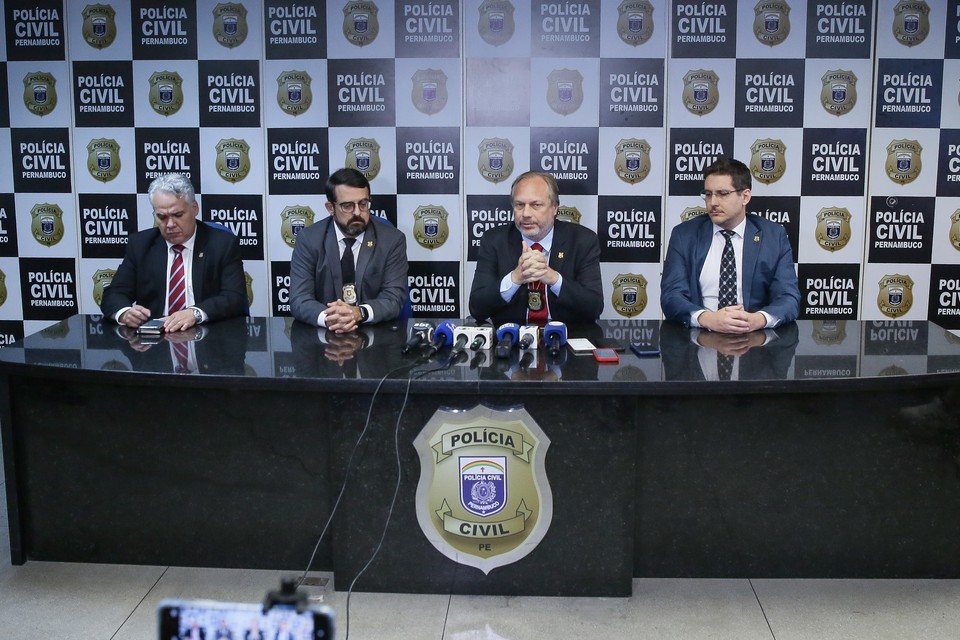 Coletiva de imprensa da Operao Integration (Rafael Vieira/DP Foto)