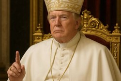 Trump publica foto gerada por inteligncia artificial  vestido como papa (Foto: Reproduo/Instagram )