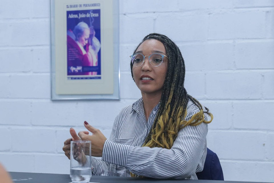 A secretária da Mulher, Mariana Melo, detalhou as ações que o governo estadual para o combate a violência doméstica (Foto: Sandy James/Arquivo DP )