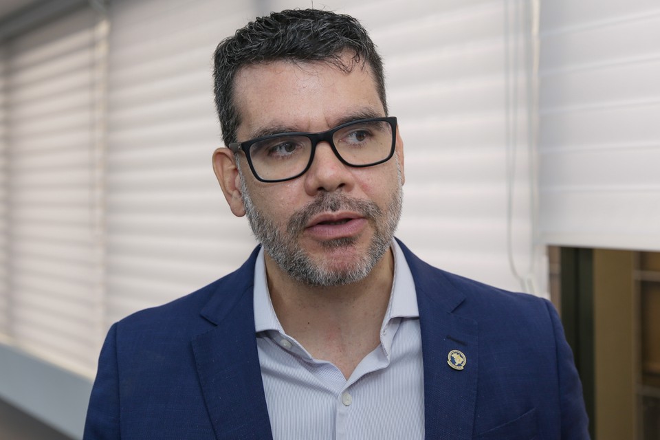 O presidente da Adeppe, Diogo Melo, falou sobre os problemas que a categoria enfrenta  (Foto: Rafael Vieira/DP)