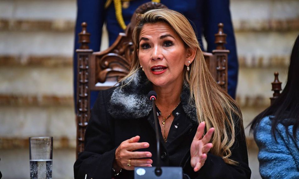 Jeanine Aez (foto: RONALDO SCHEMIDT / AFP
)