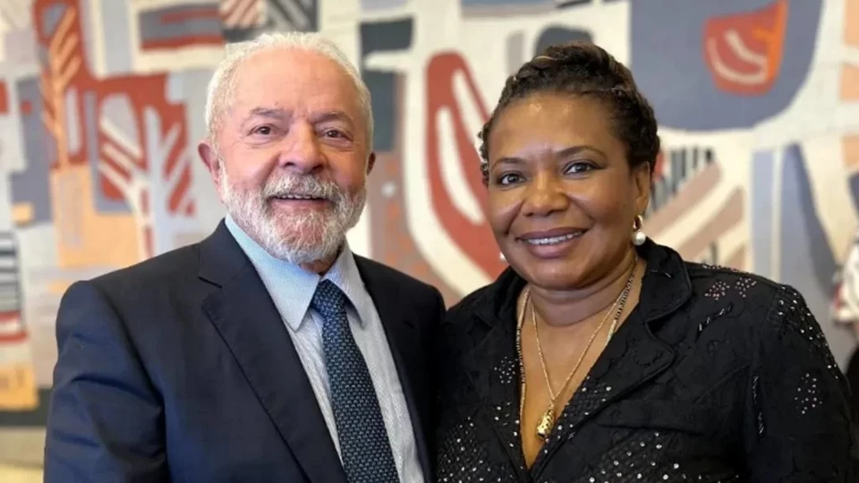 Presidente da República, Luiz Inácio Lula da Silva com a ministra da Cultura, Margareth Menezes (foto: Reprodução/Instagram )