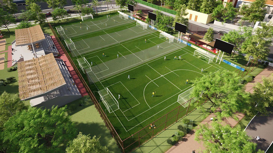 Projeto do Parque Santana prevê campo padrão Fifa (Divulgação)