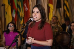 A governadora ressaltou que um dos projetos beneficiados pelos recursos so as obras do Cinema So Luiz