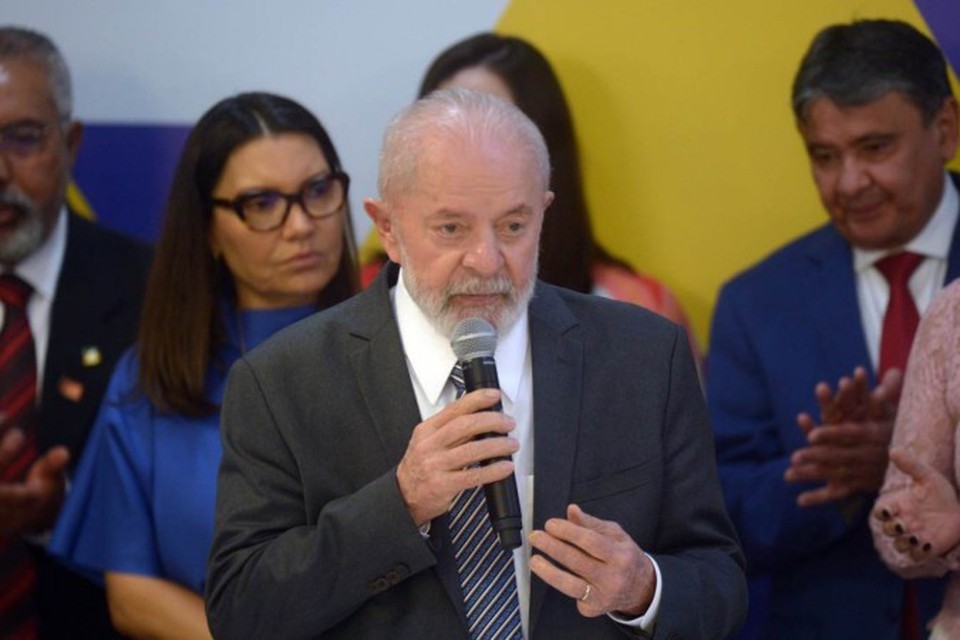O presidente destacou que foi nos governos petistas que o Plano Safra ofereceu os maiores valores e que "nunca pediu para ningum do setor agradec-lo" (foto: Ed Alves/CB/DA.Press)
