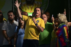 Bolsonaro convoca apoiadores para ato em Copacabana, no Rio de Janeiro (foto: AFP)