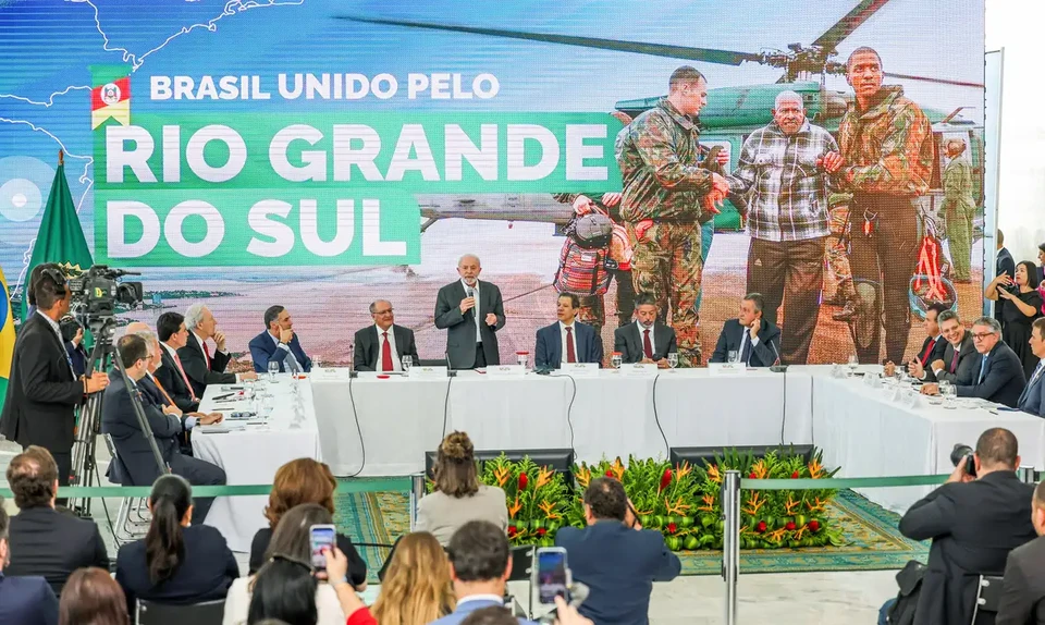 Em apresentao no Palcio do Planalto, o presidente Luiz Incio Lula da Silva explicou que esses so recursos iniciais (Foto: Jos Cruz/Agncia Brasil)