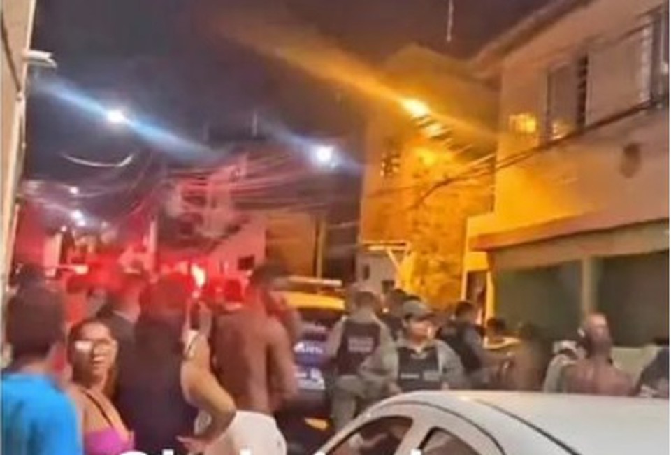 Polcia foi acionada aps assassinato no Recife  (Foto: Redes Sociais )