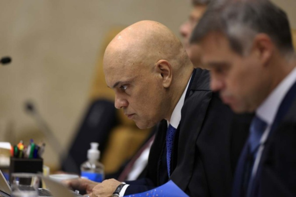Em publicao na conta que mantm na rede da qual  dono, bilionrio chamou Moraes de ''falso juiz'' (crdito: Rosinei Coutinho/SCO/STF)
