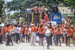 Mulher  assassinada e ex-companheiro  preso em flagrante no dia de ato pelo fim da violncia domstica (Foto: Romulo Chico/DP)