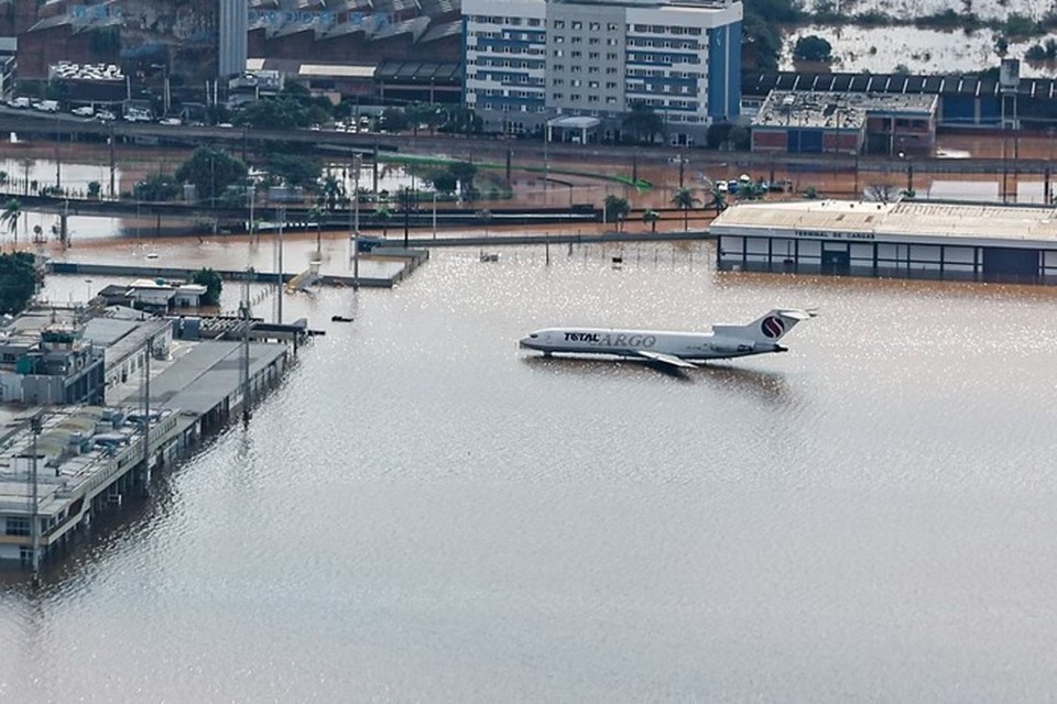 Aeroporto Salgado Filho, em Porto Alegre  (foto: Ricardo Stuckert/ Presidncia da Repblica)
