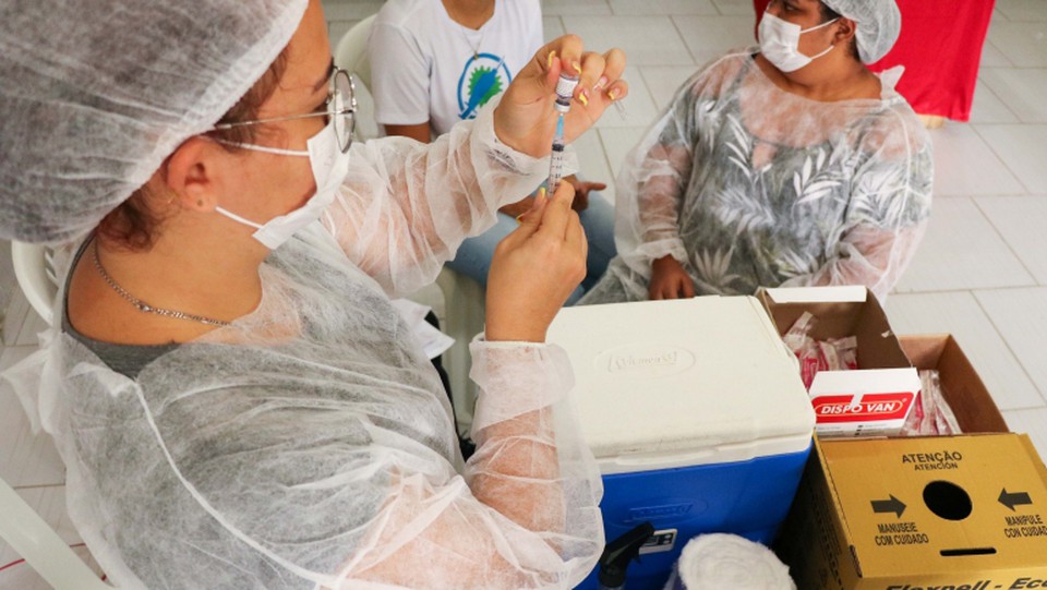 Vacinao contra gripe beneficia crianas  (Ikamah/Sesau Recife)