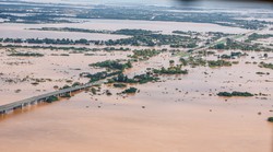 Rio Grande do Sul tem seis barragens com risco iminente de ruptura (Foto: Ricardo Stuckert/Presidncia da Repblica)