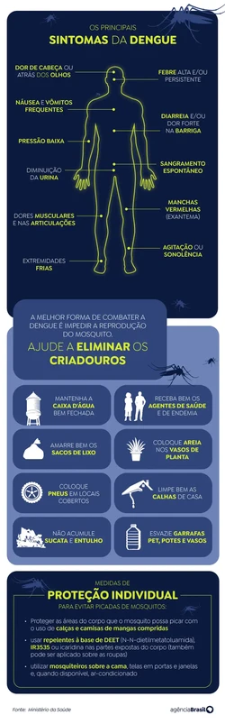 Brasil passa de 4 milhes de casos de dengue (Arte: Agncia Brasil)