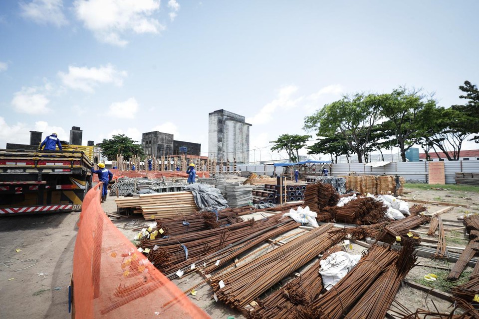 Conjuntos esto sendo construdos no Pilar  (Foto: Prefeitura do Recife )