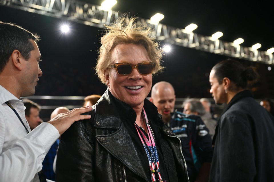 Axl Rose, vocalista da banda Guns N' Roses (foto: ANGELA WEISS / AFP)