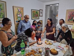 Dia das Mes: pernambucana de 104 anos celebra data ao lado de mais de dez filhos de considerao (Foto: Cortesia)