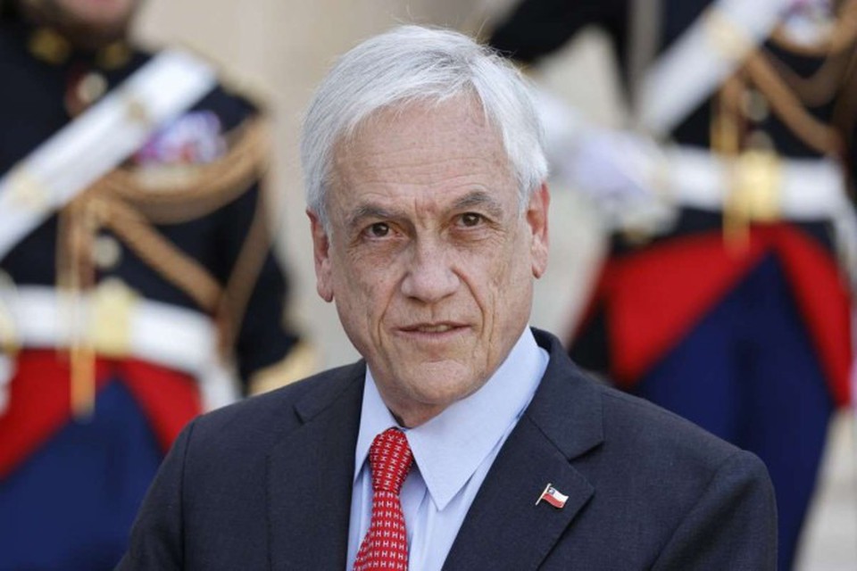 
Piñera morreu hoje em um acidente de helicóptero  (foto: Ludovic Marin/AFP)