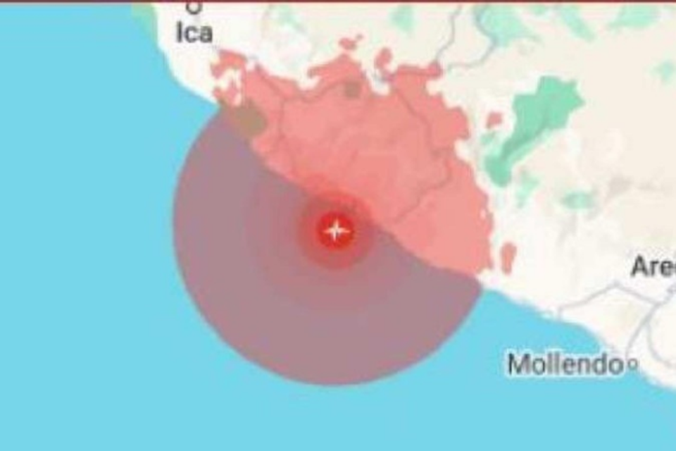 Terremoto no Peru (Crdito: Reproduo)