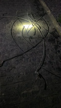 Invaso de subestao de energia em tentativa de furto provoca falta de luz (Foto: Divulgao)