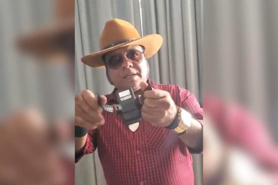 Saldanha ficou preso por 10 dias como parte da operao Lesa Ptria (foto: Redes sociais/Divulgao)