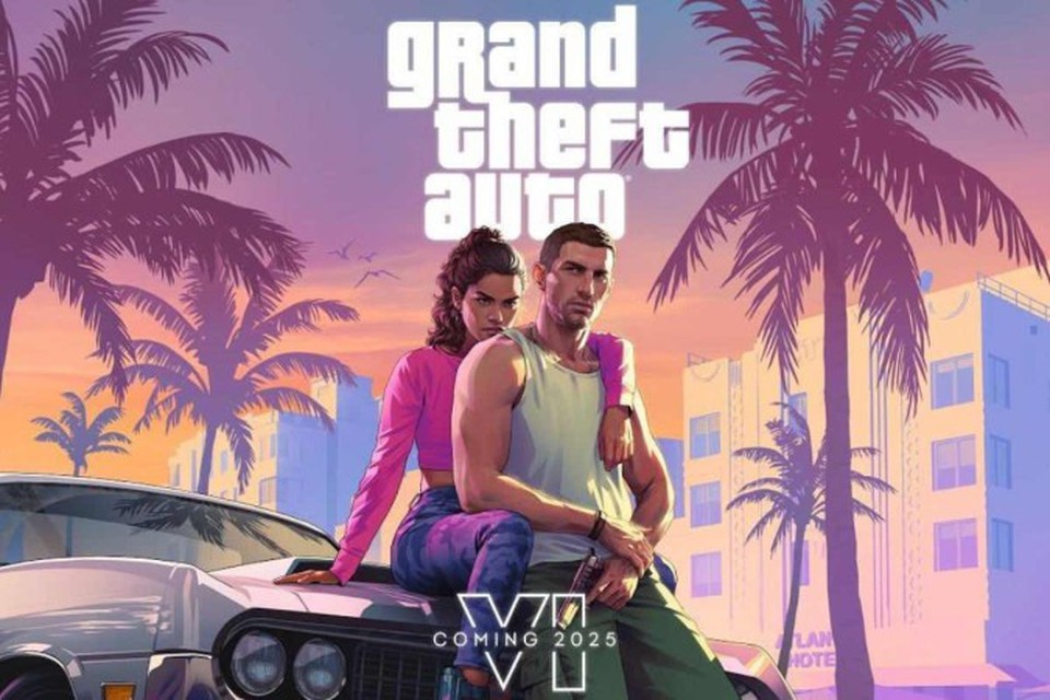 Banner de divulgação do Grand Theft Auto VI (Crédito: Divulgação)