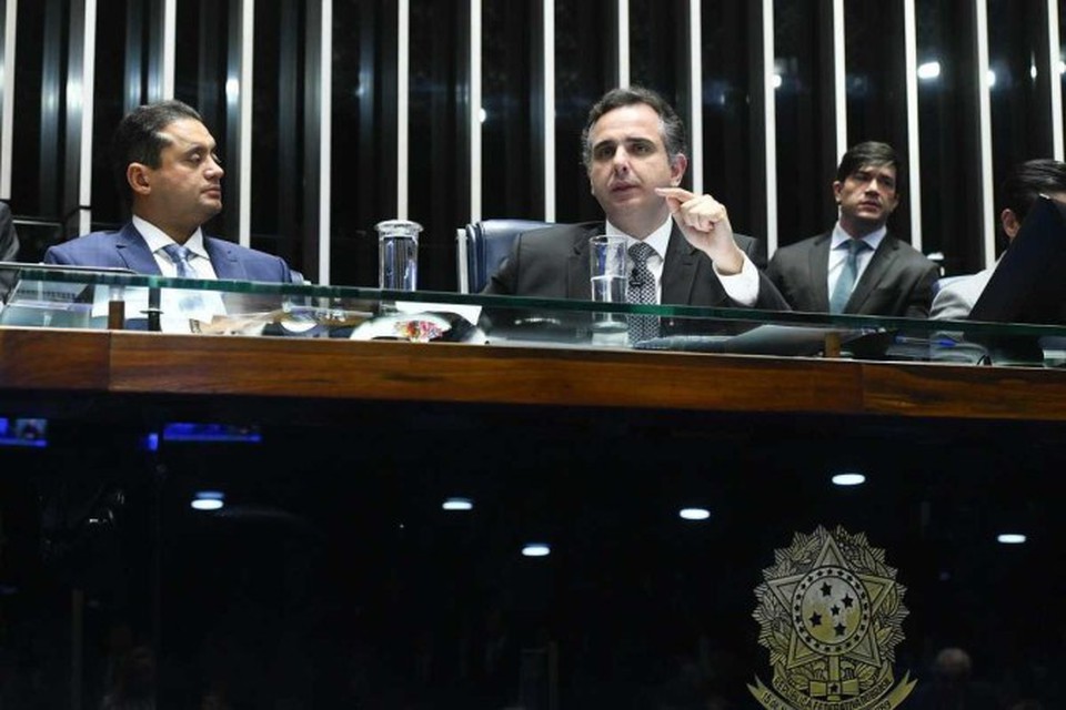 
Para Pacheco, a declarao de Lula no representa o verdadeiro pensamento do presidente e no passou de uma "fala equivocada"  (foto: Marcos Oliveira/Agncia Senado)